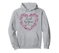 Bible Verse Saved By Grace Through Faith Scripture God Quote Felpa con Cappuccio