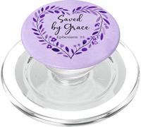 Bible Verse Saved By Grace Through Faith Scripture God Quote PopSockets PopGrip per MagSafe
