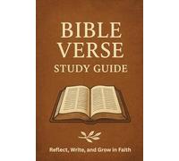 Bible Verse Study Guide: / 6x9 Pocket-Size Notebook/ 1 Opening Page/ 2 Motivating Message Pages/ 117 Workbook Pages/ Glossy Cover/