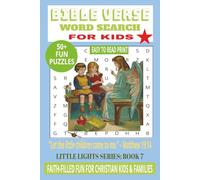 BIBLE VERSE WORD SEARCH FOR KIDS: Word Searches With Easy to Read Print About Scripture, Faith, and Jesus | 6x9 Inches, 110 Pages | 50+ Puzzles…Gift for Learning, Faith-Building, and Holidays