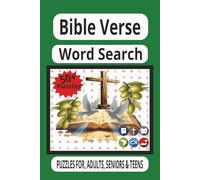 Bible Verse Word Search Puzzle Book: Christian Scripture Activity Book | 6x 9 inch. | 50+ Fun, Faith-Building Puzzles For Teens, Adults & Seniors | ... Scripture Word Searches | Perfect Gift