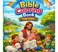 Bible Verses Coloring Book for Kids: Easy Scripture Pages to Color - Christian Activity Book with Big Letters for Ages 3-10
