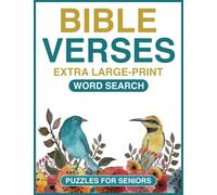 Bible Verses Extra Large-Print Word Search Puzzles for Seniors: Motivational and Inspirational Bible Verses Word Search Puzzles for Adults & Seniors, Easy-To-Read Word Searches for Seniors