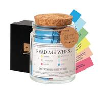 Bible Verses Jar, Versetti Della Bibbia in Barattolo, Bible Verses in Jar, Versetti Della Bibbia in un Barattolo, Barattolo Bibbia, per l'Incoraggiamento Cristiano Regali di Incoraggiamento (A)
