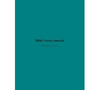 Bible Verses Journal: Meditations and Notes