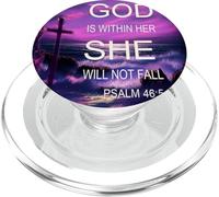 Bible Verses Psalm 46.5 Beach PopSockets PopGrip per MagSafe