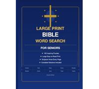 Bible Verses Word Search for Seniors:: 100 Large Print Puzzles with Inspirational Scripture Quotes