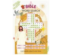 Bible Word Seach: Word Search for Christians, Relaxing and Educating Word Search for All Ages, 9 words per Puzzle, 55 Puzzles, with Solutions