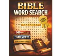 Bible Word Search: 100 Large Print Bible Word Search Puzzles for All Ages Featuring Scripture, Faith, and Biblical Themes