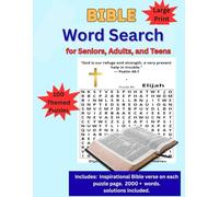 Bible Word Search - 100 Large-Print Puzzles with Scripture Verses: Rediscover the People, Places, and Events that shape the scriptures with Our Christian word Find puzzle Book .