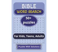 Bible Word Search: A Christian Puzzle Book for Relaxation, Fun, 6x9 inches, 50+ Puzzles | Faithful Word Search Challenges for all Age Groups | ... for Christians, Bible lovers, and puzzle fans