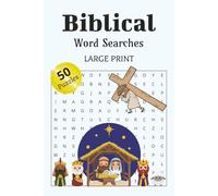 Bible Word Search - Biblical Word Searches in Large Print for Adults and Seniors