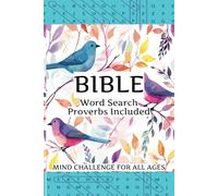 Bible Word Search Book: 30 Puzzles with Solutions, Includes Proverbs from Bible