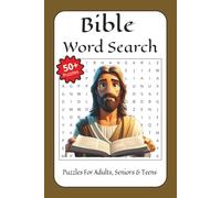 Bible Word Search Book: Word Searches with Easy to Read Print about Jesus, Faith, Christianity and More | 6x9 inches, 110 Pages | 50+ Puzzles… Gift For Vacations, Holidays and Free Times