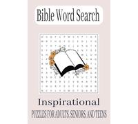 Bible Word Search Book: Word Searches with Easy to Read Print Inspired by The Bible, Psalms, Scripture, and more. 6 X 9 inches, 110 pages, 50+ ... Quiet Reflection, And Meaningful Activity