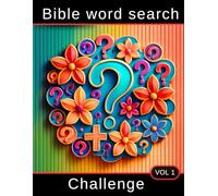 Bible Word Search Challenge: Bible quiz book for adults