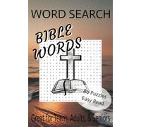 Bible Word Search: Easy read, 80 puzzles - One puzzle per page