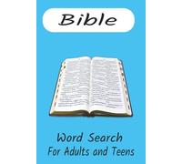 Bible Word Search: Easy to read| Bible word Search| 6x9 50+ puzzles. Great for Holidays, Vacations, and downtime.