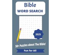 Bible Word Search: Easy to Read Puzzles about Characters, Books, and Themes of The Bible and More | 6x9 inches, 110 pages | 50+ Puzzles...Gifts for ... Growth, Holidays, Vacations, and Free Times