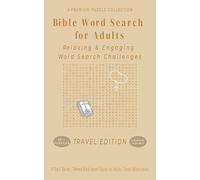 Bible Word Search for Adults: 50+ LARGE PRINT Relaxing & Engaging Word Search Challenges - 5"x8" Travel Size Edition - For Adults, Seniors, and Teens.