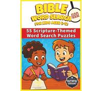 Bible Word Search For Kids Ages 6-12: 55 Scripture-Themed Word Search Puzzles