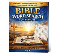 Bible Word Search for Seniors: 100 Large Print Bible Word Search Puzzles