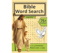 Bible Word Search: Large Print Puzzles for Christians to bring Peace, Love, and Joy with Fun Themed Actvities