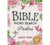 Bible Word Search Psalms: Large Print Inspirational Word Puzzles for Quiet Reflection