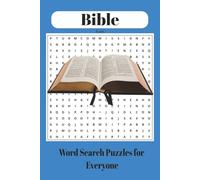 Bible Word Search Puzzle Book - 120 Words of Inspiration: Words Searches with Easy to Read Print about the Bible, Scripture, Faith, and more | 6x9 inches, 120 pages | 60 + Puzzles