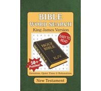 Bible Word Search Puzzle Book: KJV Bible New Testament Word Search with added scripture verses for Devotion, Quiet Time & Relaxation.