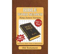 Bible Word Search Puzzle Book: KJV Bible Old Testament Word Search with added scripture verses for Devotion, Quiet Time & Relaxation.