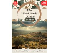 Bible Word Search Puzzle Book - Leviticus: Word Searches with Easy to Read Print about Bible, God, Faith and More | 6x9 inches, 200 pages | 100 Puzzles ... Gift for Vacations, Holidays and Free Times