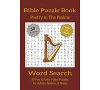 Bible Word Search Puzzle Book - Poetry in The Psalms: Christian Word Search Puzzles Featuring Inspirational Verses of the Psalms | 50 Easy-to-Read ... Study, Church Groups, and Faith-Building Fun