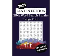 Bible Word Search Puzzle Book: Word Search with easy to read large print about Bible, Lent, Faith and more | 6x9 inches. 139 pages | 50+ puzzles…Gift for Lent, Vacations, Holidays and Freetime