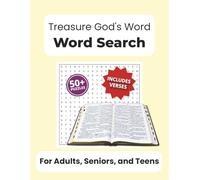 Bible Word Search Puzzle Book: Word Search with Easy to Read Print from God's Word with Encouraging Scripture Verses | 8.5x11 inches, 110 pages | 50+ ... Gift for Vacations, Holidays, and Free Time