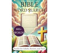 Bible Word Search Puzzle Book: Word Searches Easy to Read Print about Bible, Faith, Inspirational and More | 6x8 inches, 110 pages | 50+ puzzles... Gift for Vacations, Holidays, and Free Times