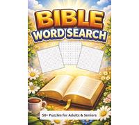 Bible Word Search Puzzle Book: Word Searches with Easy to Reach Print about the Bible, Scripture, Jesus and More | 6x9 inches, 110 pages | 50+ Puzzles ... Gift for Vacations, Holidays and Free Times