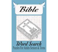Bible Word Search Puzzle Book: Word Searches with easy to Read Print about Bible, Biblical, Jesus and more | 6x9 inches, 110 pages | 50+ puzzles... gift for vacations, holidays and free times