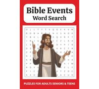 Bible Word Search Puzzle Book: Word Searches with Easy to Read Print about Bible Events, Bible Characters, Bible Stories and More | 6x9 inches, 100 ... Gift for Holidays, Vacation, and Free Time