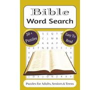 Bible Word Search Puzzle Book: Word Searches with Easy to Read Print about Bible, Scripture, the Lord and more | 6x9 inches, 110 pages| 50+ Puzzles…Gift for Vacations, Holidays and Free Times.