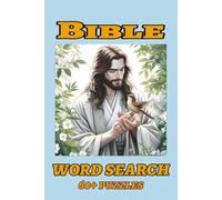Bible Word Search Puzzle Book: Word Searches with Easy to Read Print about Bible Study, The Bible, Christianity, and more |6x9 inches,135 pages|60+ puzzles Gift for Vacation, Holidays