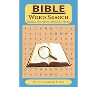Bible Word Search Puzzle Book: Word Searches with Easy to Read Print about Bible Terms, Bible Names, Bible Places and More | 6x9 inches, 110 pages | ... Gift for Vacation, Holidays, and Free Times.