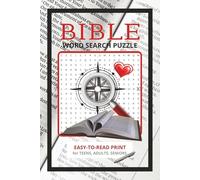 Bible Word Search Puzzle Book: Word Searches with Easy-to-Read Print about Bible Verses and Stories | 6x9 inches, 110 pages | 55 puzzles…Gift for Vacations, Holidays and free time