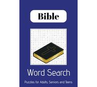 Bible Word Search Puzzle Book: Word Searches with Easy to Read Print about Christianity, The Gospel and More | 6x9 inches, 110 pages | 50+ Puzzles... Gift for Vacations, Relaxation and Focus