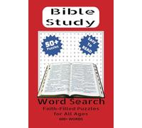 Bible Word Search Puzzle Book: Word Searches with Easy to Read Print about Faith, Bible, Christianity and More | 6x9 inches, 110 pages | 50+ puzzles... Gift for Vacations, Holidays, and Free Times