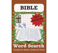 Bible Word Search Puzzle Book: Word Searches with Easy to Read Print about Inspirational Words and phrases in the Bible and More | 6x9 inches, 110 ... Gift for Vacations, Holidays and Free Times