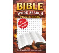 Bible Word Search Puzzle Book: Word searches with easy to read print about the Bible, Bible study, Bible verses and more. 5x8 inches, 110 pages | 50+ ... gift for holiday, free time or unwinding.