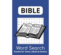 Bible Word Search Puzzle Book: Word Searches with Easy to Read Print about The Bible, Christianity, The Gospel and More | 6x9 inches, 110 pages | 50+ ... for Vacations, Holidays and Free Times