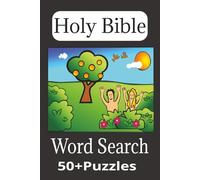 Bible Word Search Puzzle Book: Word Searches with Easy to Read Print about the Bible,God's Word,Bible Study and More,6x9inches,110 pages,50+Puzzles...Gift for Vacations,Holidays and Free Times.