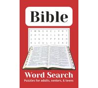 Bible Word Search Puzzle Book: Word Searches with Easy to Read Print about the Holy Bible, Jesus, Biblical Figures, and More [6x9 inches, 110 pages] ... Vacation, Holidays, Relaxation, and Free Time